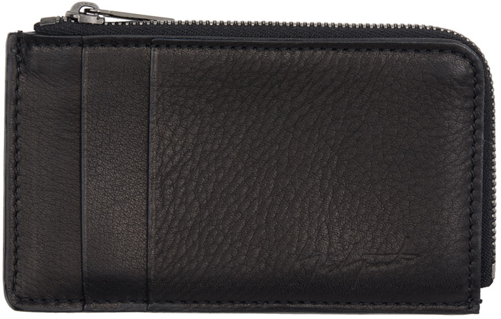Photo: YOHJI YAMAMOTO Black Discord Mini Card Holder