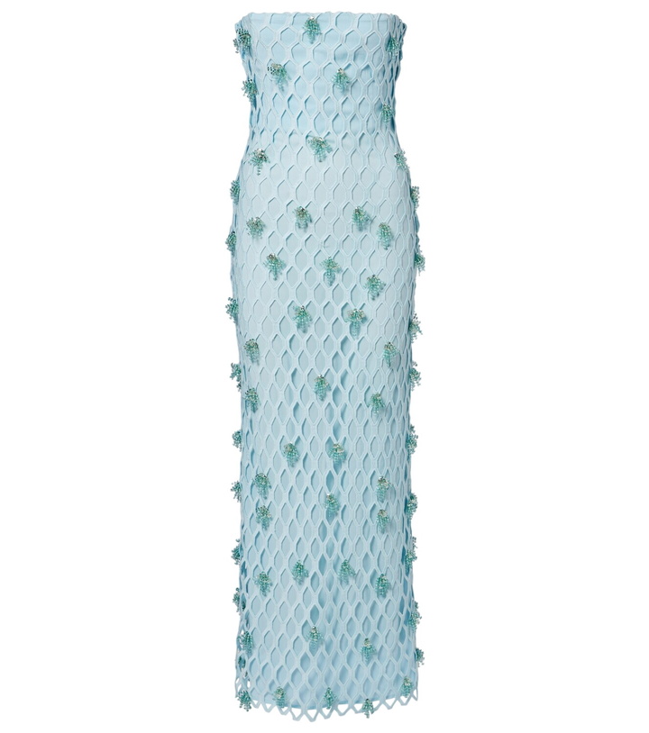 Simkhai Amarantha draped jersey maxi dress Simkhai
