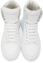 Alexander McQueen White Court High Sneakers