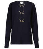 Victoria Beckham - Chain-embellished wool sweater