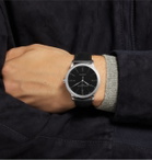 Baume & Mercier - Classima Automatic 42mm Stainless Steel and Leather Watch, Ref. No. 10453 - Black