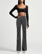 Dion Lee Womens Jeans in Black