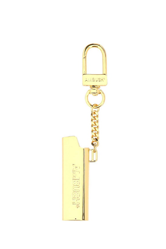 Photo: AMBUSH Gold Metal Lighter Holder