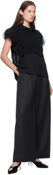Simone Rocha Black Embellished Knit Vest