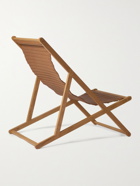 SSAM - Wood and Leather Deck Chair