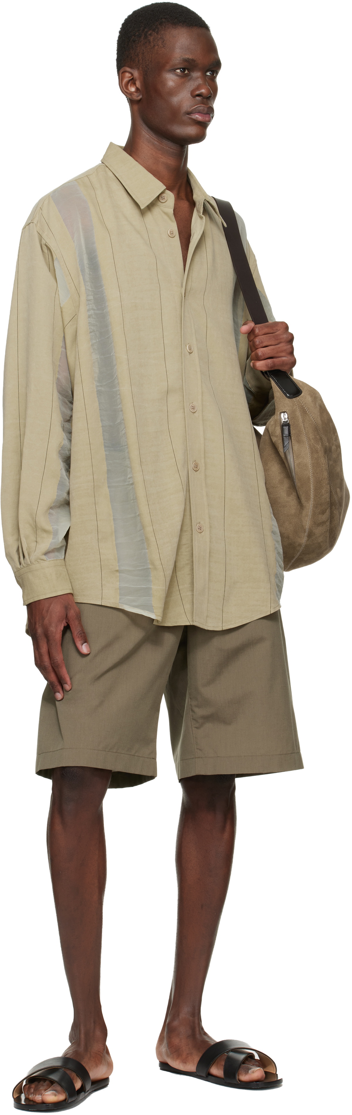 colbo Beige Office Shirt