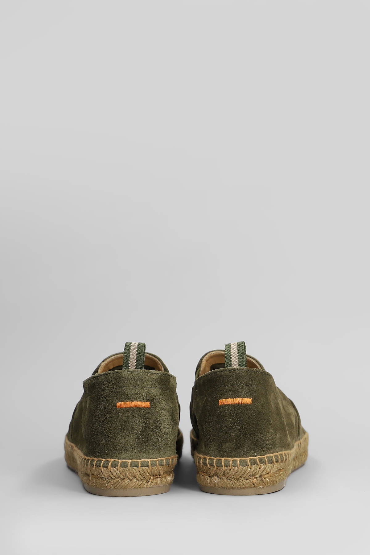 Castañer Joel T-186 Espadrilles In Green Suede