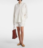 The Row Gunty cotton shorts
