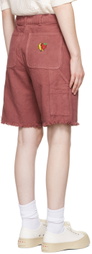 Sky High Farm Workwear Pink Denim Shorts