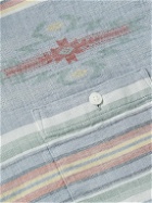 Faherty - Doug Good Feather Striped Organic Cotton Shirt - Blue