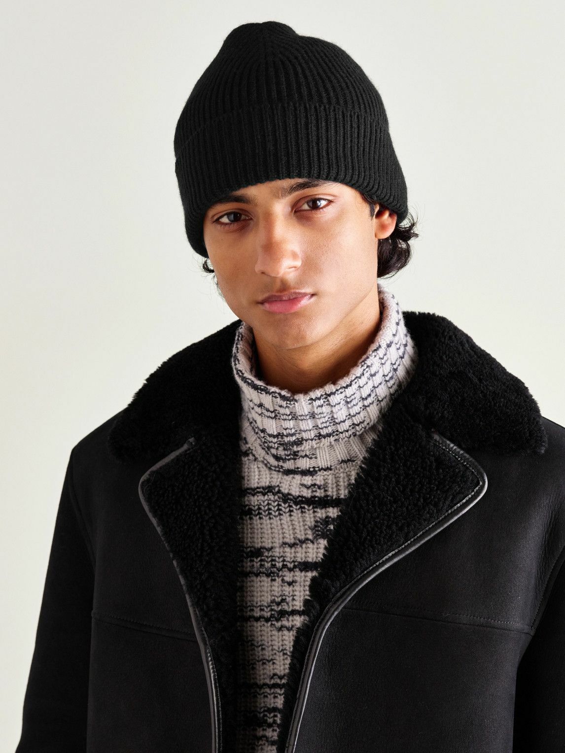 Johnstons of Elgin - Ribbed Cashmere Beanie