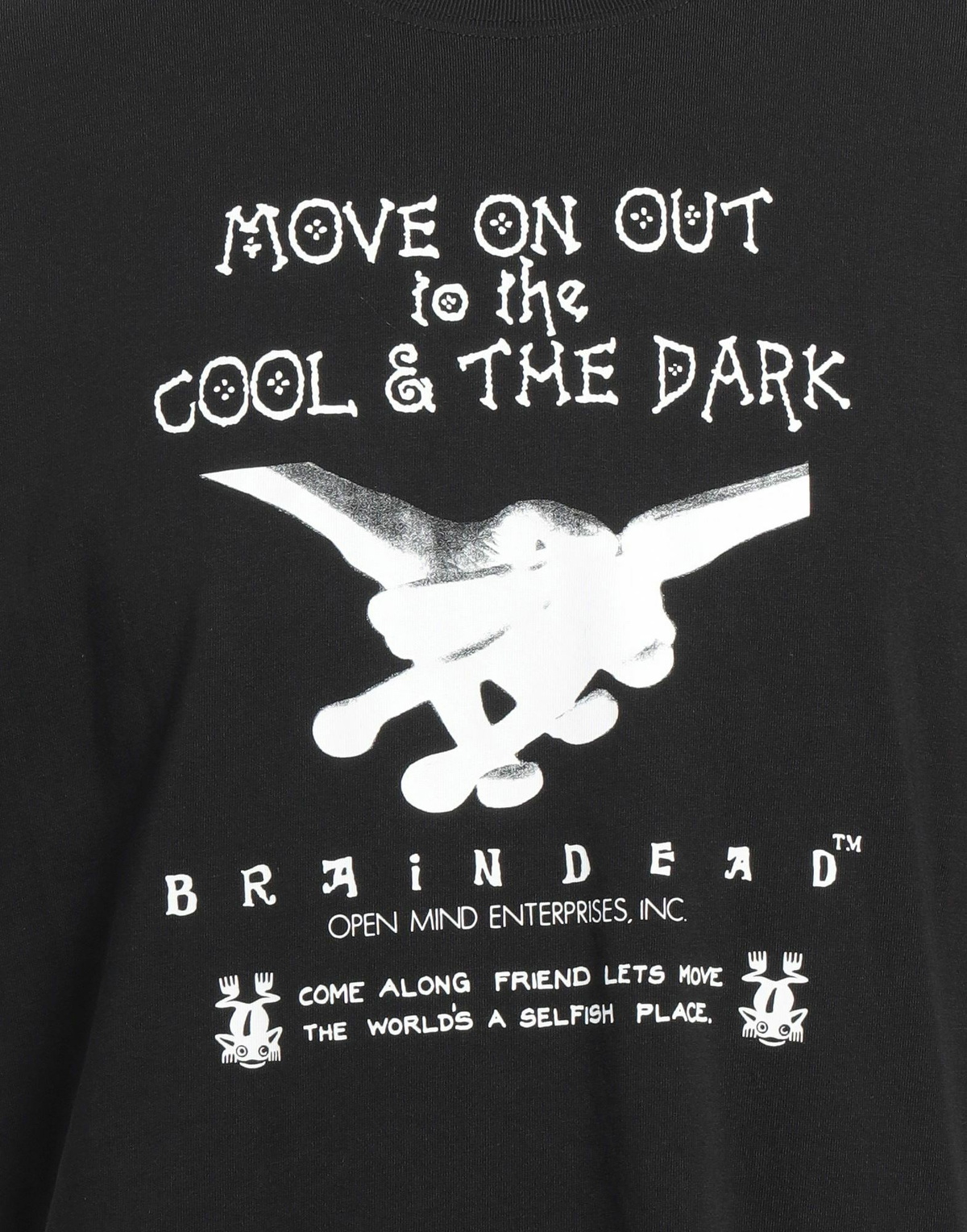 Brain Dead Mens T-shirt in Black