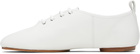 Maison Margiela White Tabi Jazz Lace-Up Derbys