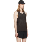 Satisfy Burgundy Space‑O Singlet Tank Top