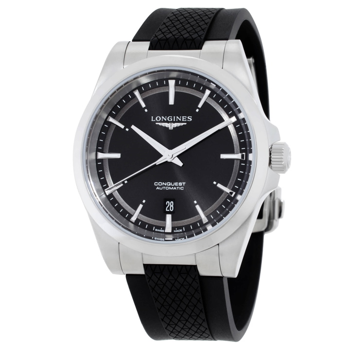 Photo: Longines Conquest Automatic Black Dial Mens Watch L3.830.4.52.9