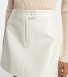 Courrèges Reedition faux leather miniskirt
