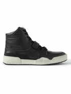 Isabel Marant - Alseeh Leather High-Top Sneakers - Black