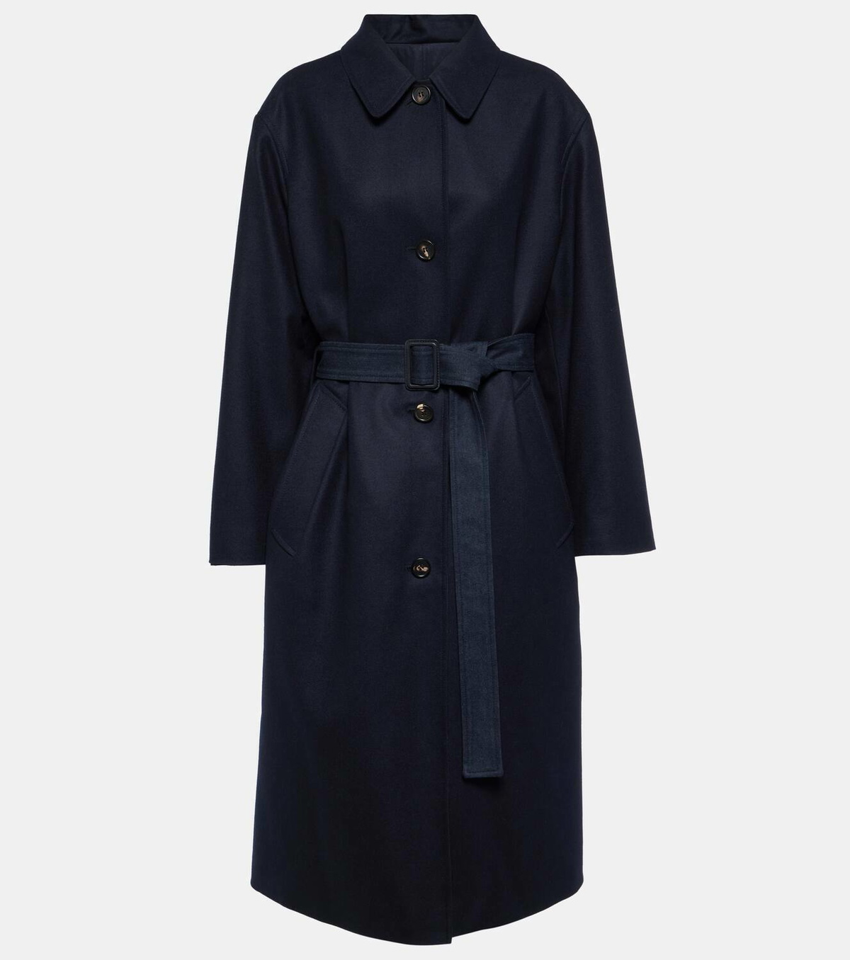 Loro Piana Yudaki wool, cotton, and cashmere coat Loro Piana