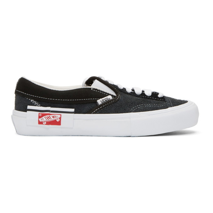 Photo: Vans Black Cap LX Slip-On Sneakers