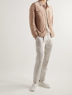 Brunello Cucinelli - Striped Shell Overshirt - Neutrals