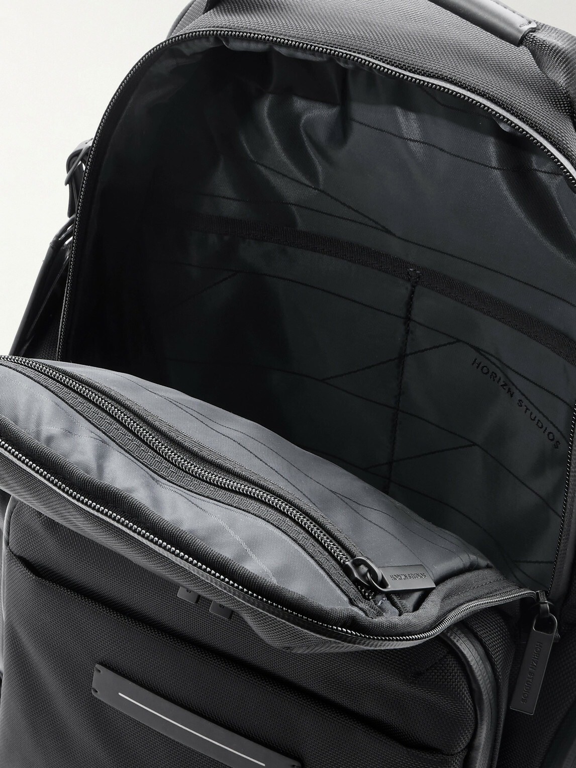 Horizn Studios - Midtown Leather-Trimmed Shell Backpack