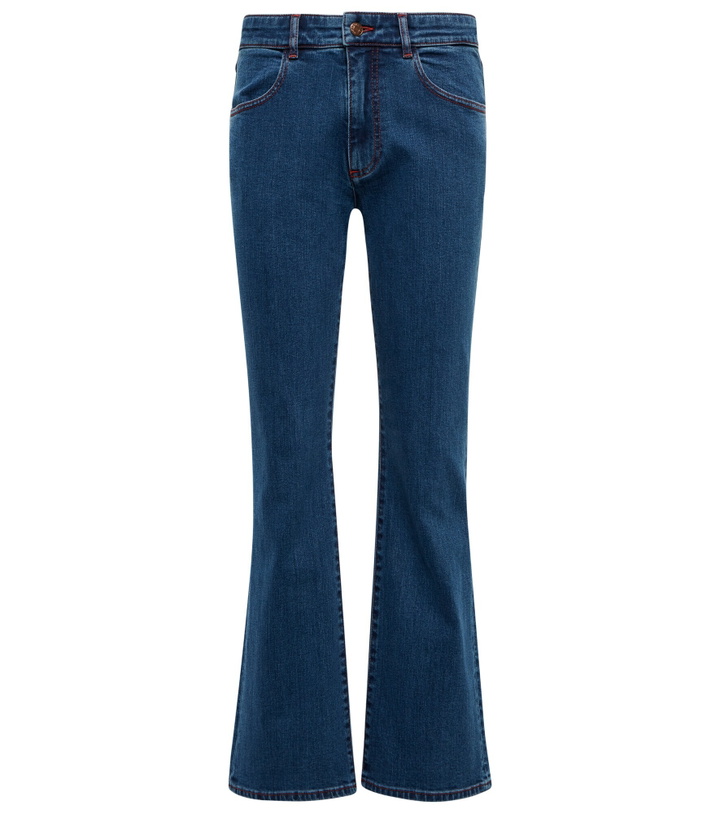 Photo: See By Chloe - Mid-rise flared cropped jeans