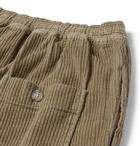 Isabel Marant - Jailen Cotton-Corduroy Drawstring Trousers - Brown