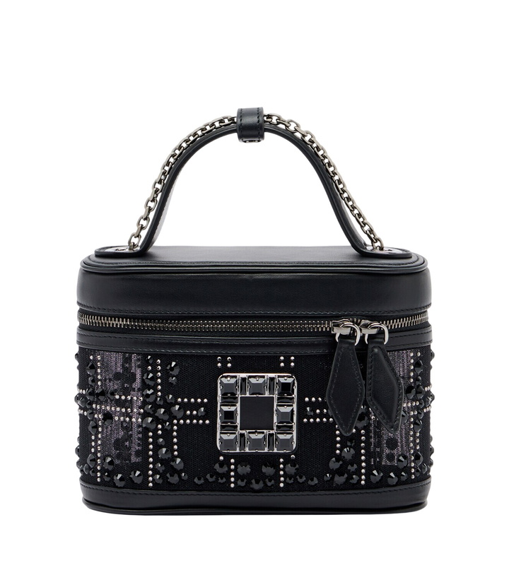 Photo: Roger Vivier Très Vivier Micro crystal-embellished vanity bag