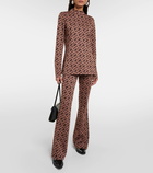 Diane von Furstenberg Greg printed flared pants