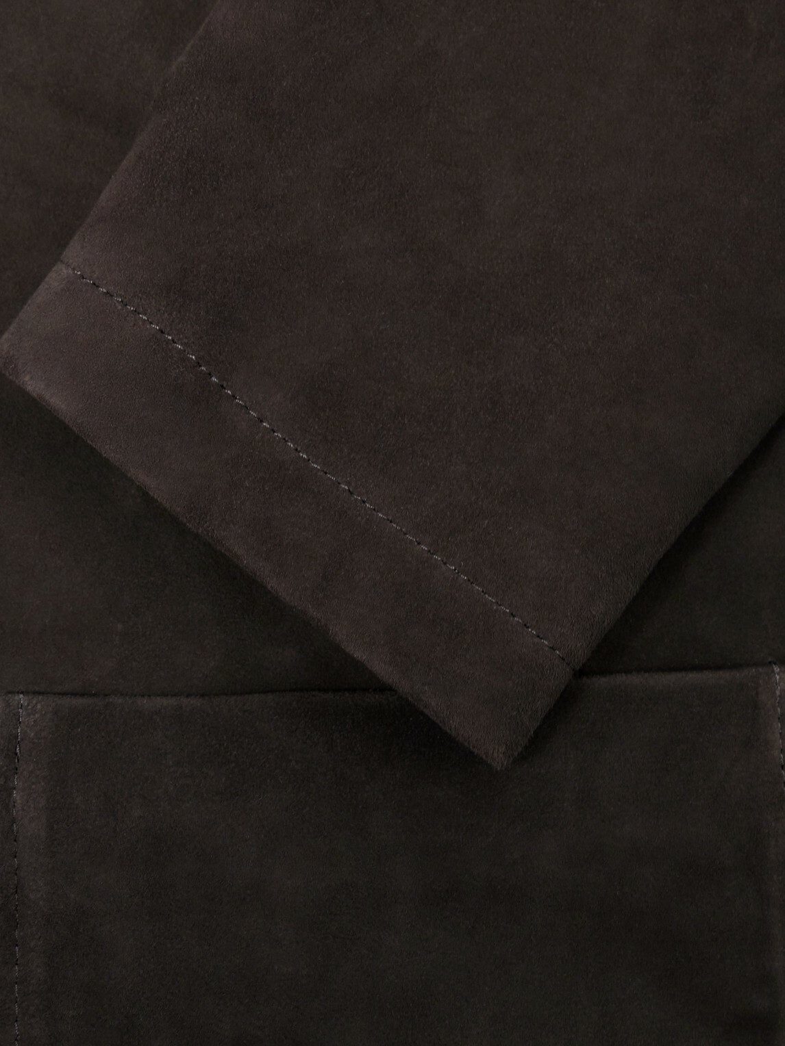 Mr P. - Suede Suit Jacket - Brown