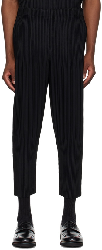 Photo: HOMME PLISSÉ ISSEY MIYAKE Black Basics Trousers