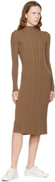 Hugo Brown Sharima Midi Dress