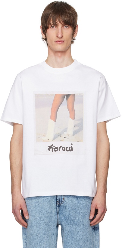 Photo: Fiorucci White Legs Polaroid T-Shirt