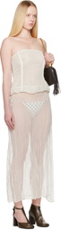 Paloma Wool Off-White Mansi Maxi Dress