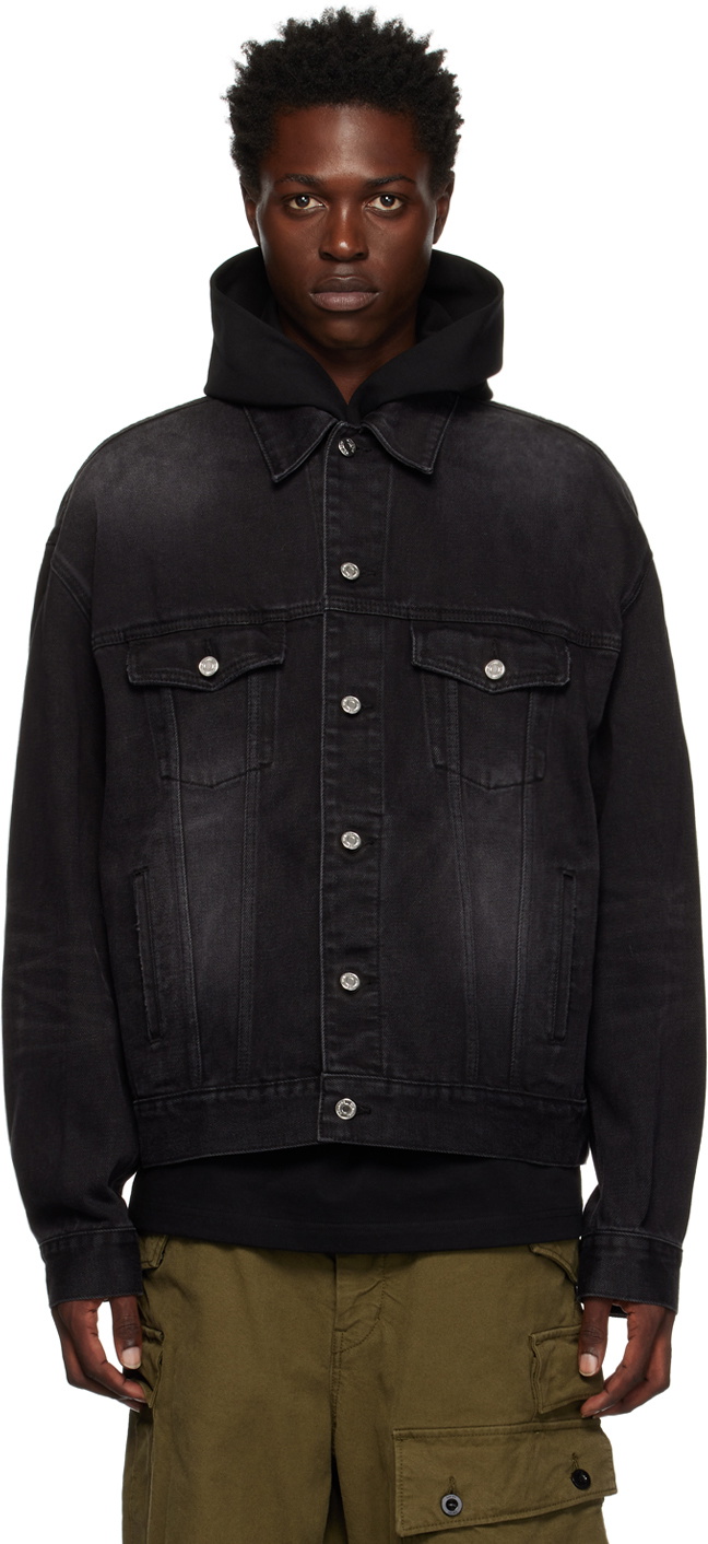 Oversized trucker denim on sale jacket