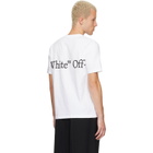 Off-White White Bookish Scarf Regular T-shirt