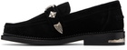 Toga Virilis SSENSE Exclusive Black Metal Loafers