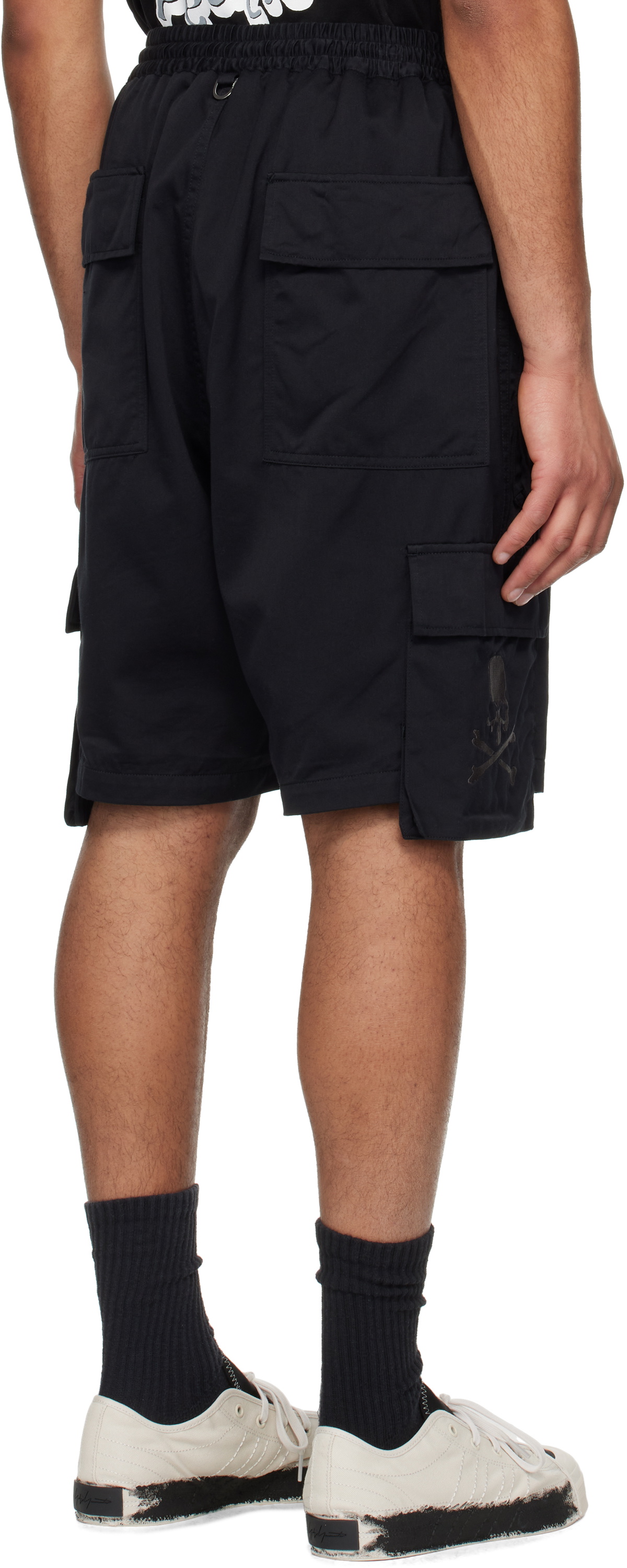 mastermind JAPAN Black Skull Cargo Shorts