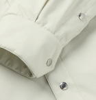 MONCLER - Delly Logo-Appliquéd Ripstop Down Overshirt - Neutrals