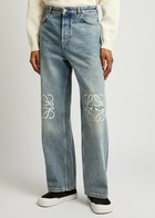 Loewe Anagram Wide-leg Jeans Denim