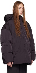 A. A. Spectrum Black Plumard Down Jacket