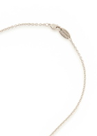Vivienne Westwood Mayfair Bas Relief orb Rhodium-plated Necklace - Black - One Size