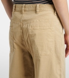 Nili Lotan Whitney cotton wide-leg pants