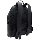 Coach Men's Pebble Leather Charter Backpack in Ji/Black