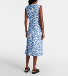 Marni Printed cotton midi dress