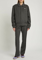 Adidas X Wales Bonner Quilted Wool-blend Jacket Dark Grey