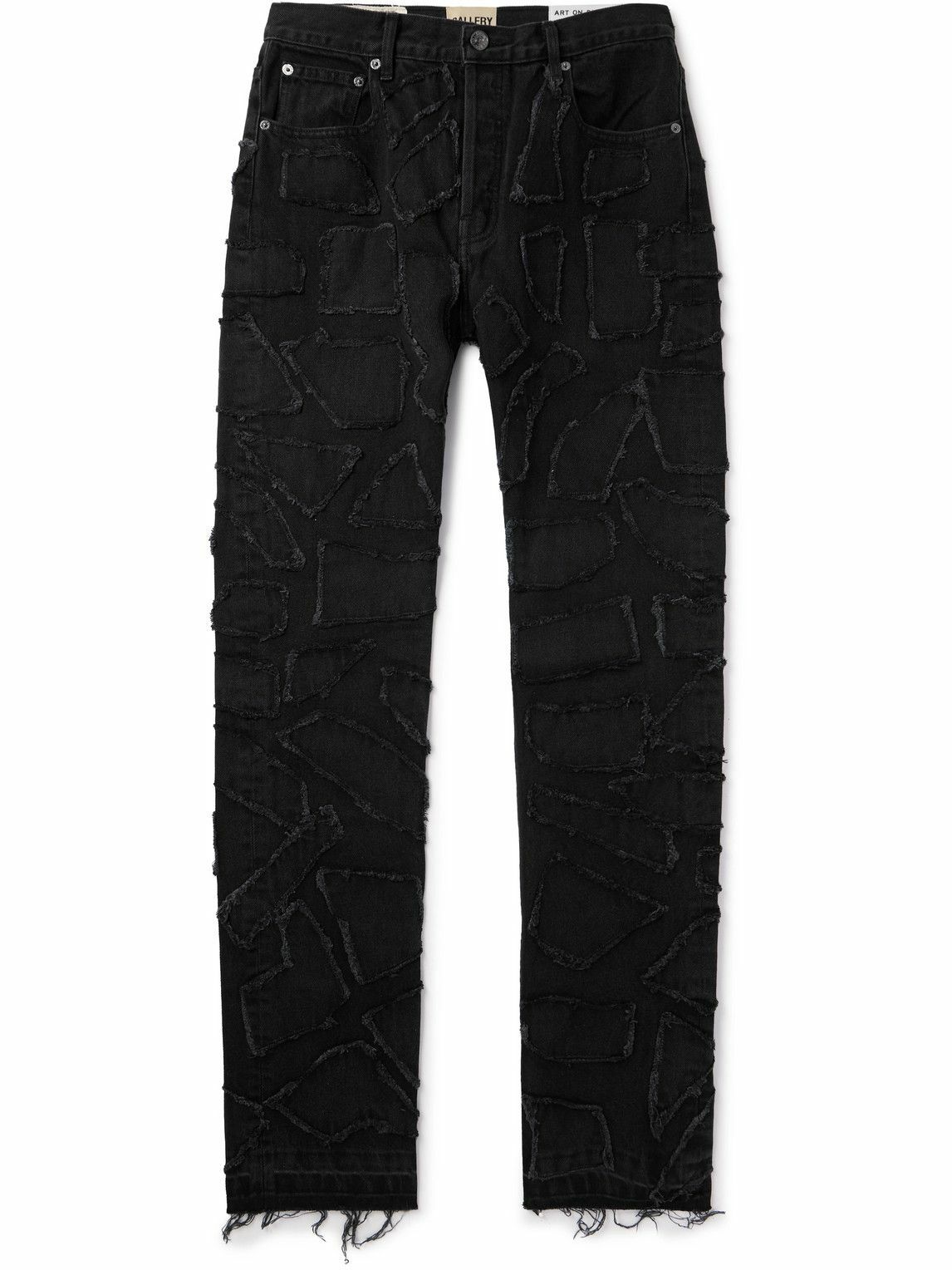 Isabel Marant Black Frayed Patchwork 2024 Skinny Jeans