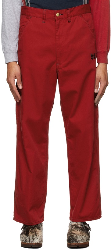 Photo: NEEDLES Red SMITH'S Edition Painter Trousers