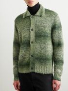 Norse Projects - Erik Space-Dyed Cotton-Blend Cardigan - Green