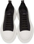 Alexander McQueen Black Tread Slick Low Sneakers